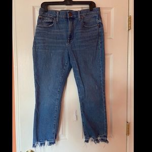 The High Rise Slim Boyfriend Madewell Jeans